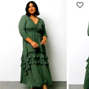 Baltic Born Pippa Ruffle Maxi Dress - Never Worn! XXXL